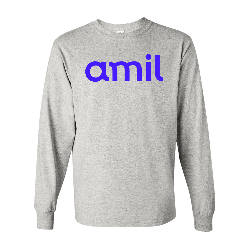 Men's Amil Gildan Heavy Cotton Long Sleeve T-Shirt