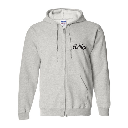 Men's  Adika  Gildan  Heavy Blend Full Zip Hooded Sweatshirt
