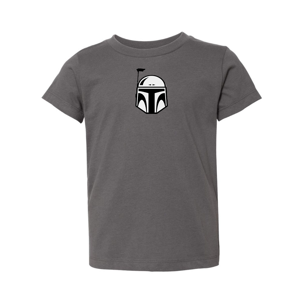 Star Wars Boba Fett Helmet BELLA  CANVAS Toddler Jersey Tee