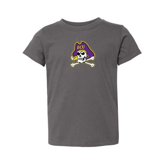 East Carolina Pirates BELLA  CANVAS Toddler Jersey Tee