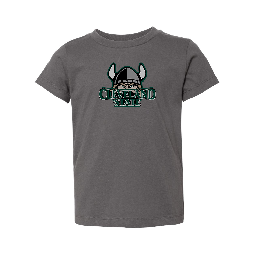 Cleveland State Vikings BELLA  CANVAS Toddler Jersey Tee
