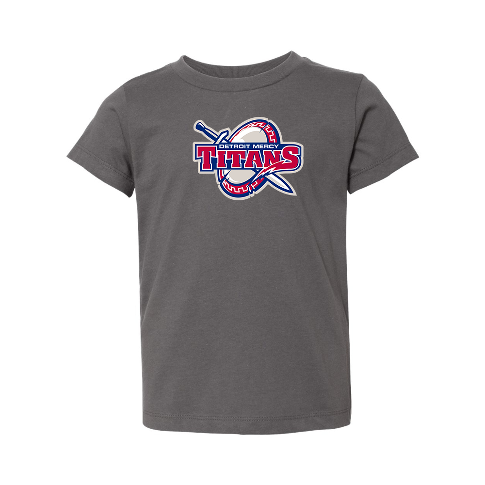 Detroit Titans  BELLA  CANVAS Toddler Jersey Tee
