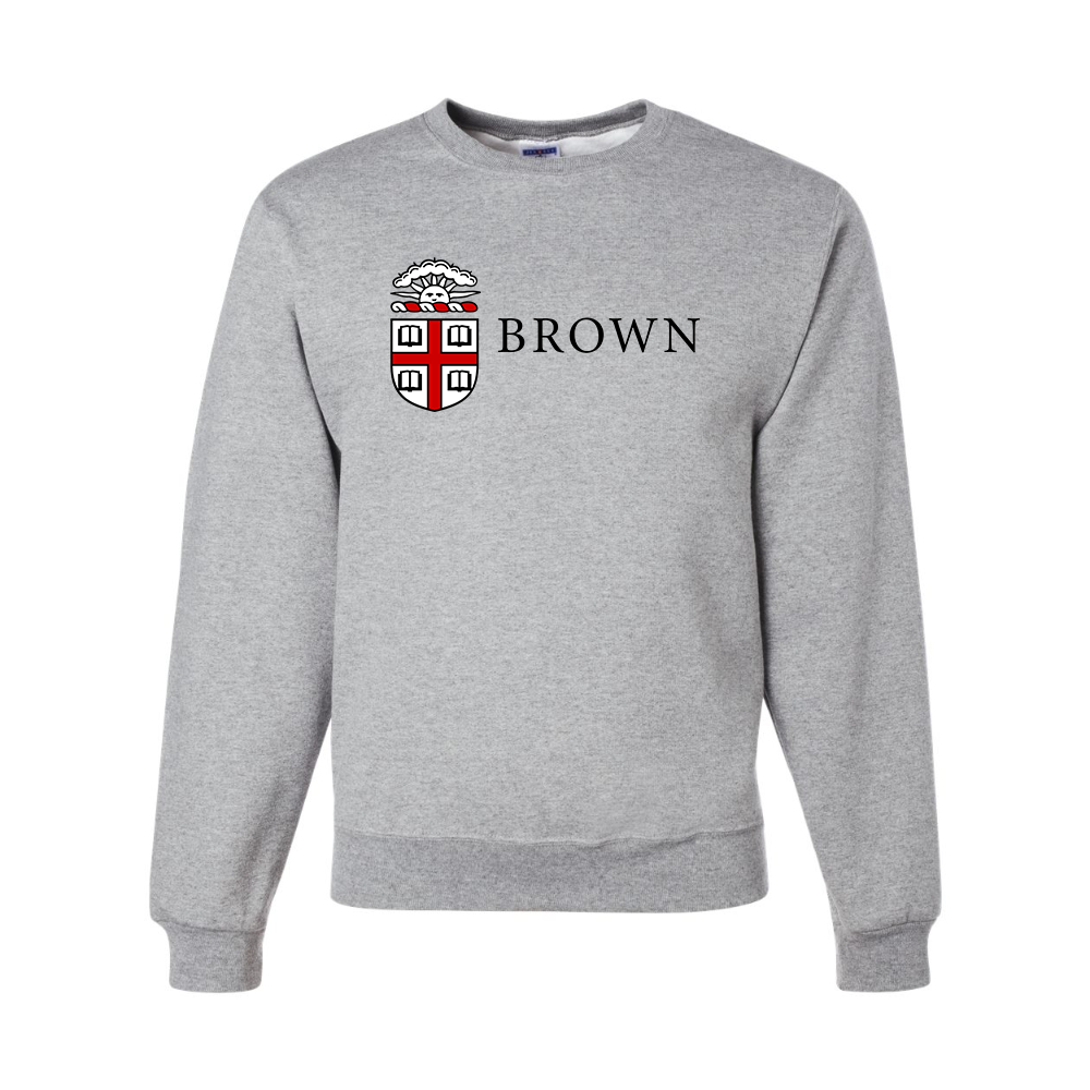 Men's Brown University JERZEES NuBlend Crewneck Sweatshirt