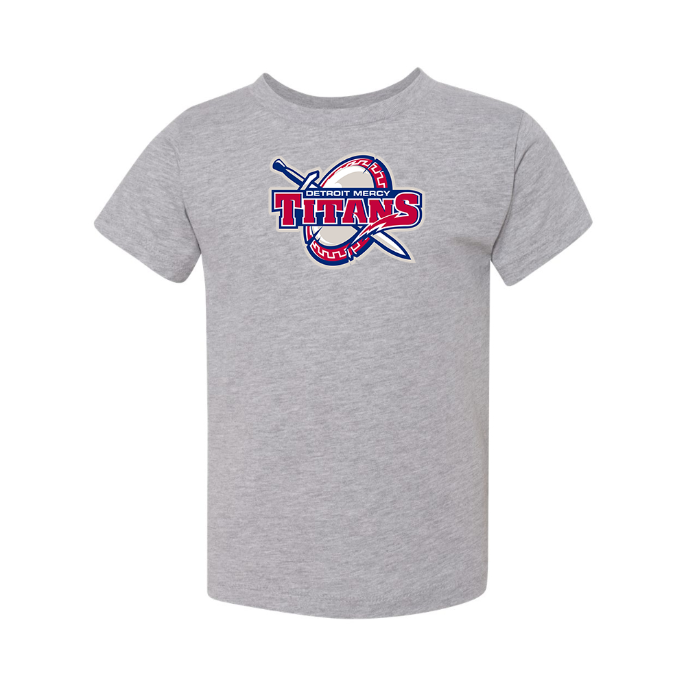 Detroit Titans  BELLA  CANVAS Toddler Jersey Tee