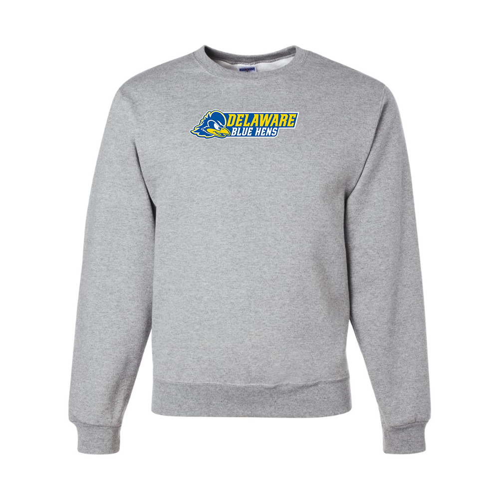 Men's  Delaware Blue Hens JERZEES NuBlend Crewneck Sweatshirt
