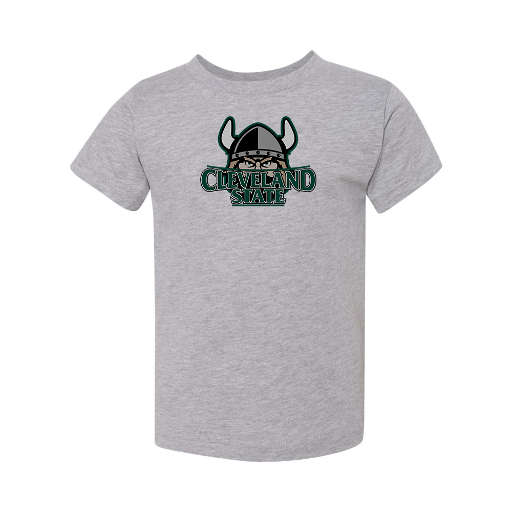 Cleveland State Vikings BELLA  CANVAS Toddler Jersey Tee