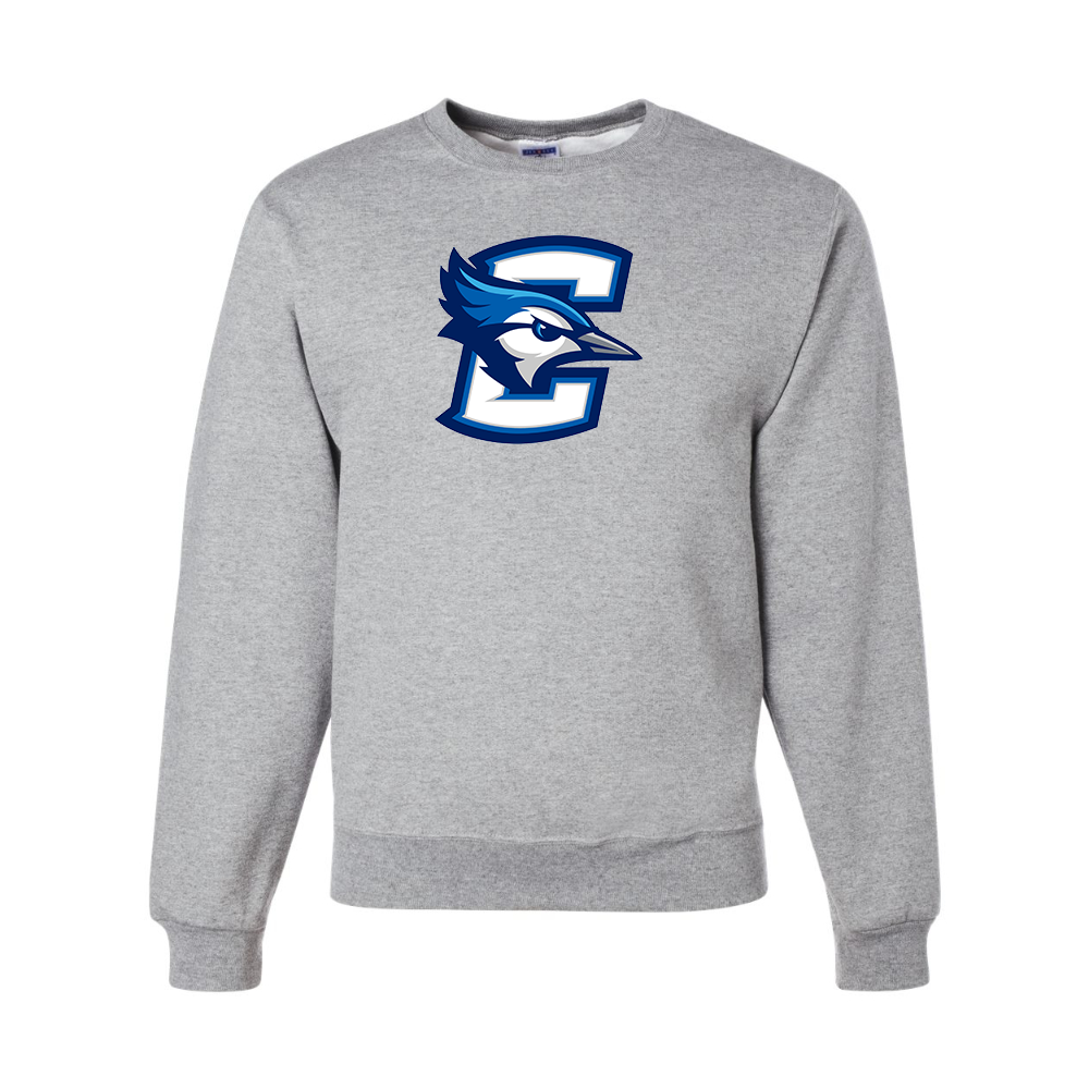 Men's  Creighton Bluejays JERZEES NuBlend Crewneck Sweatshirt