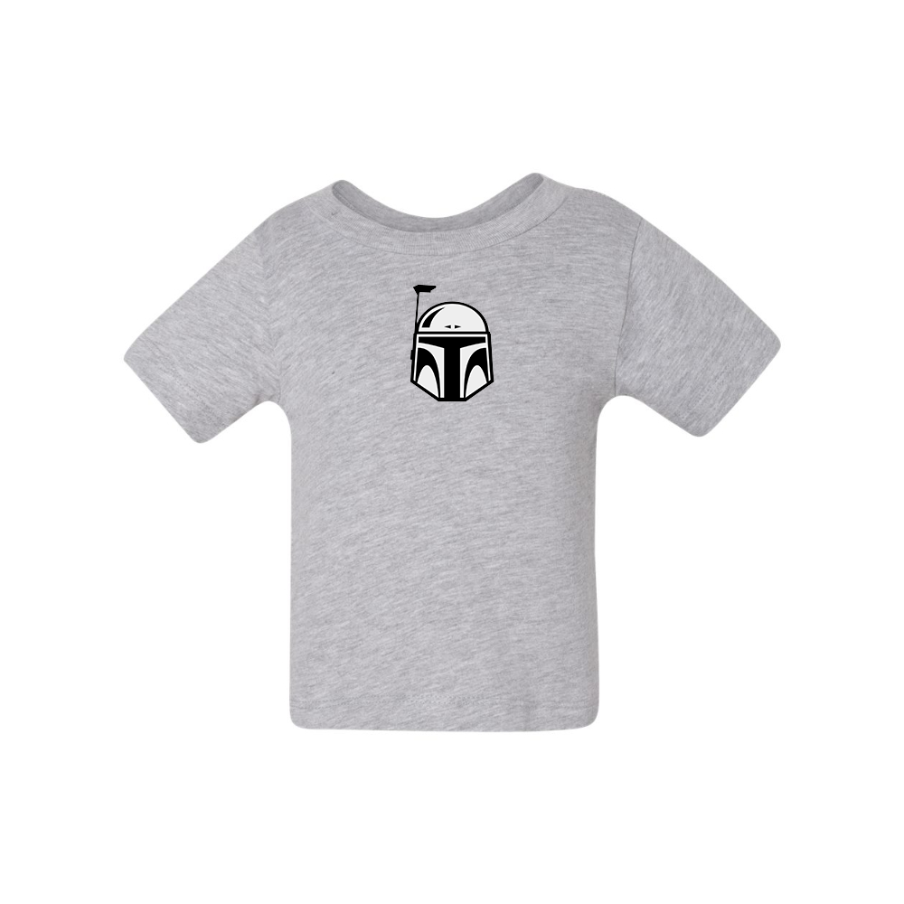 Star Wars Boba Fett Helmet BELLA CANVAS Infant Jersey Tee