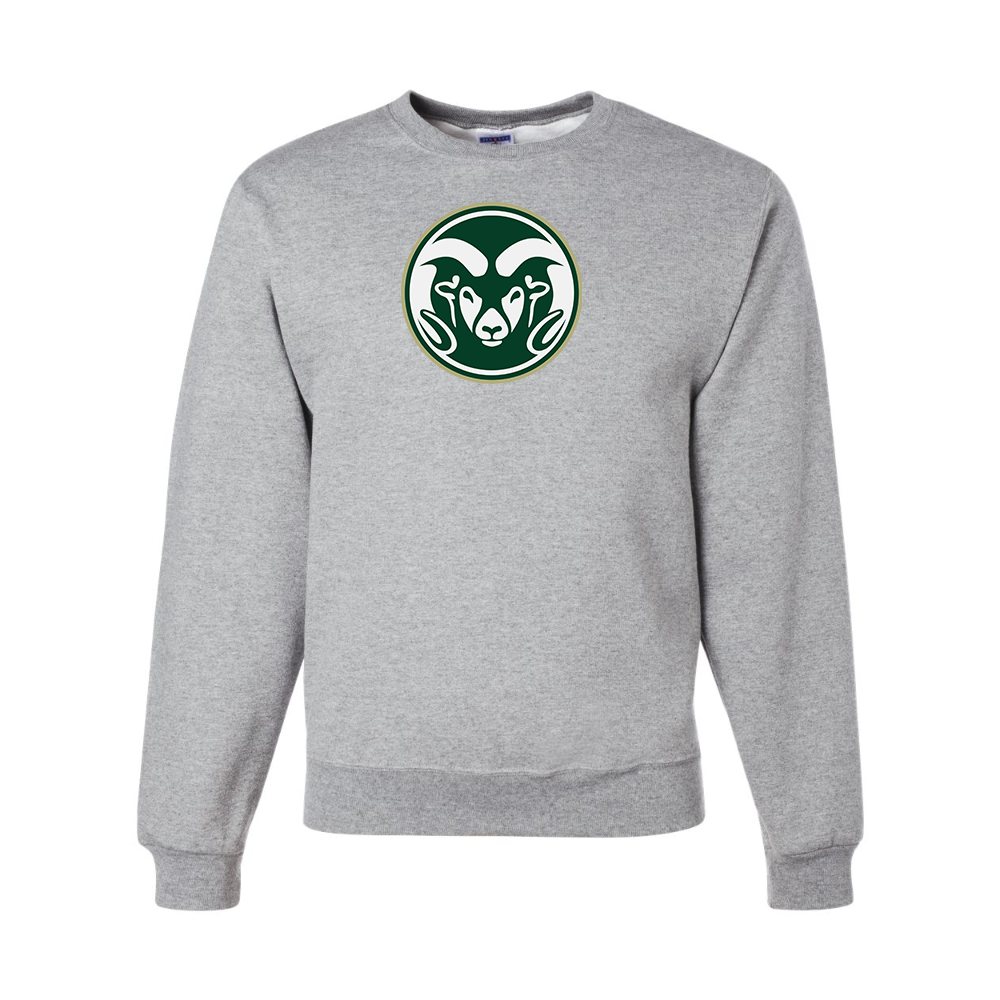 Men's  Colorado State Rams JERZEES NuBlend Crewneck Sweatshirt