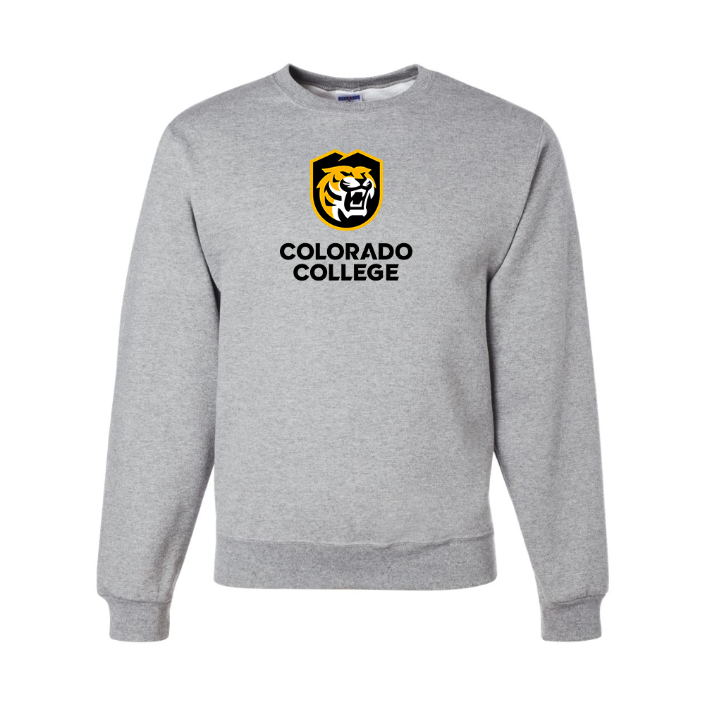 Men's  Colorado College Tigers JERZEES NuBlend Crewneck Sweatshirt