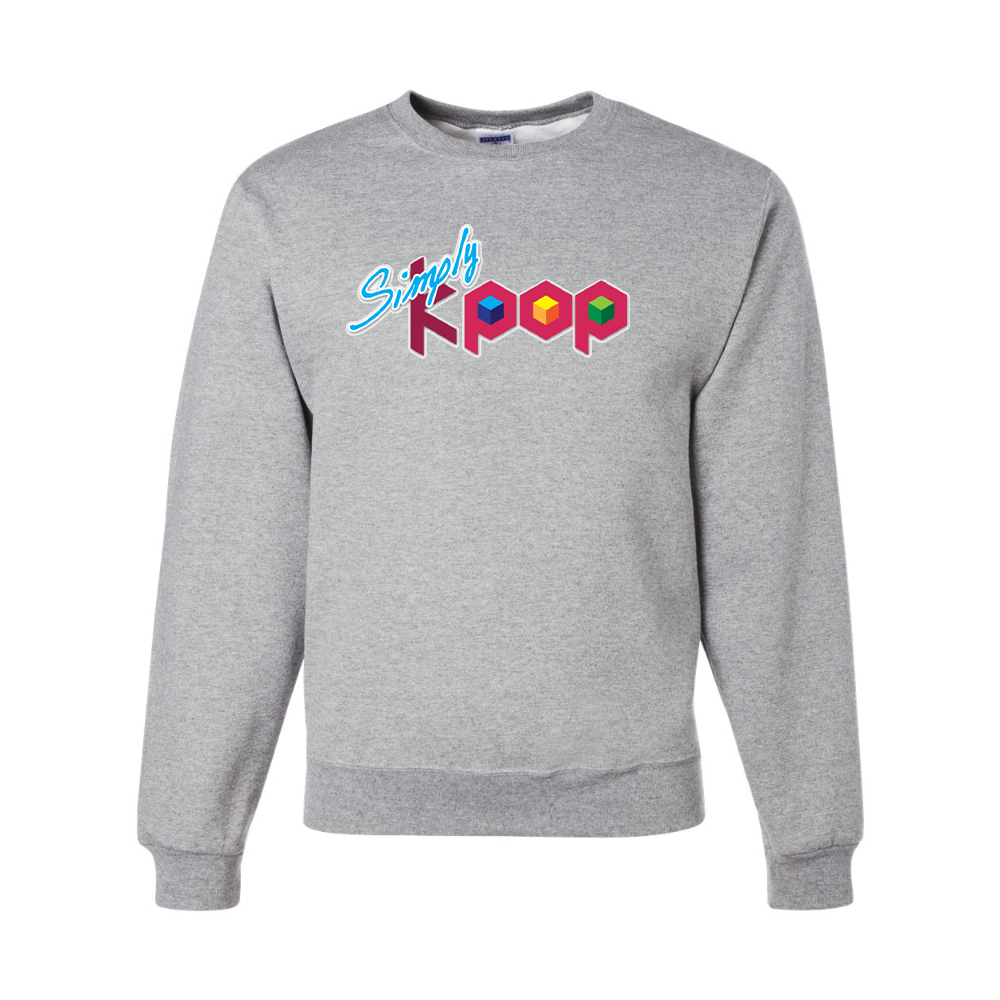 Men's  Simply Kpop JERZEES NuBlend Crewneck Sweatshirt