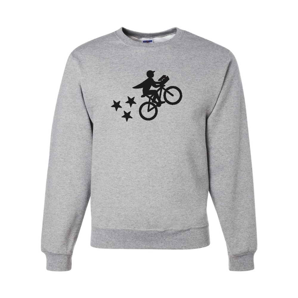 Men's  Postmates Bike JERZEES NuBlend Crewneck Sweatshirt