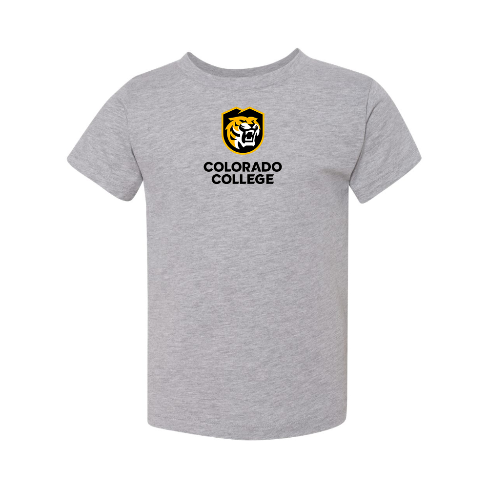 Colorado College Tigers BELLA  CANVAS Toddler Jersey Tee