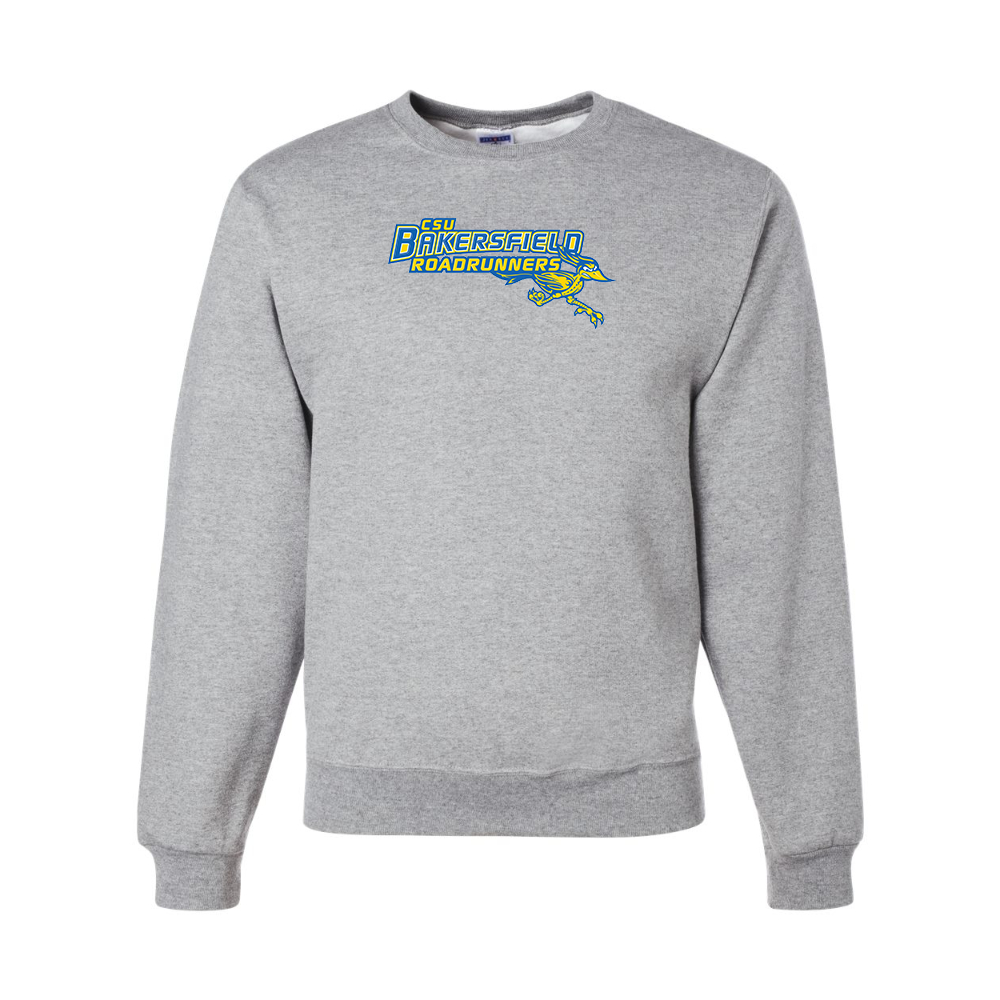 Men's  CSU-Bakersfield Roadrunners JERZEES NuBlend Crewneck Sweatshirt