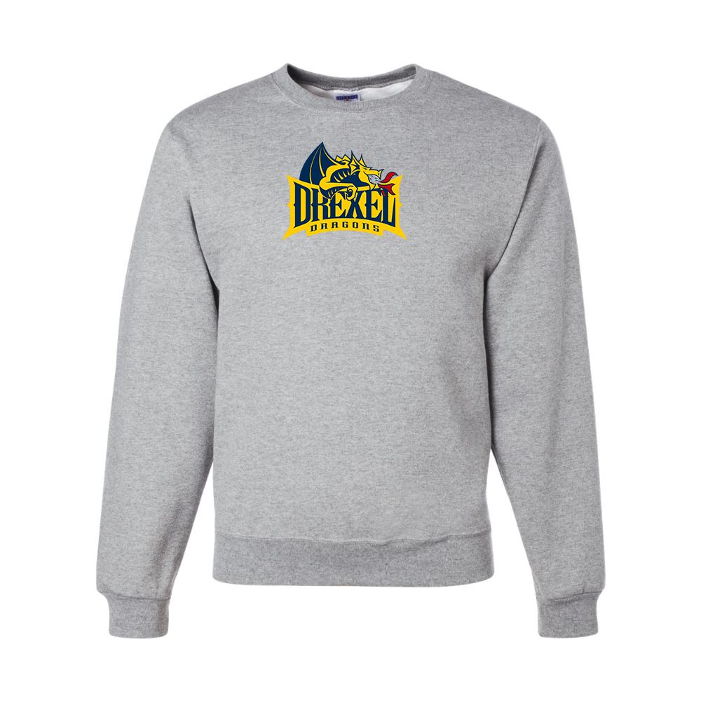 Men's  Drexel Dragons JERZEES NuBlend Crewneck Sweatshirt