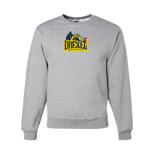 Men's  Drexel Dragons JERZEES NuBlend Crewneck Sweatshirt