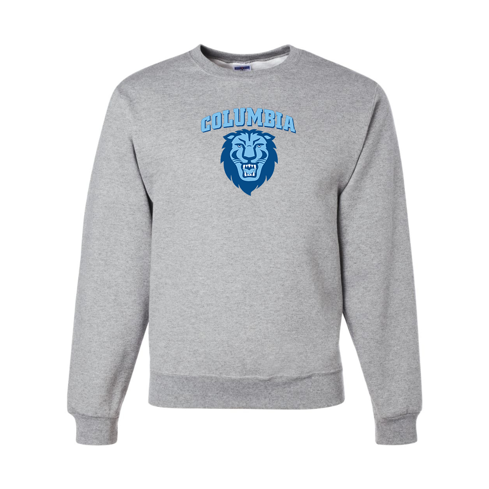 Men's  Columbia Lions JERZEES NuBlend Crewneck Sweatshirt