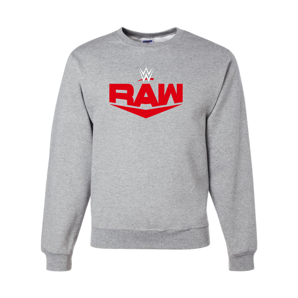 Men's  WWE Raw JERZEES NuBlend Crewneck Sweatshirt