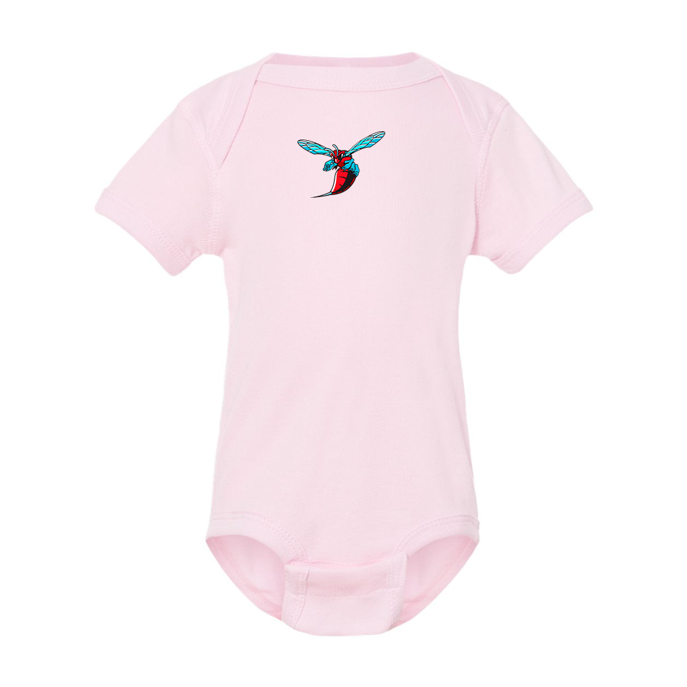Delaware State Hornets  Rabbit Skins Infant Baby Rib Bodysuit
