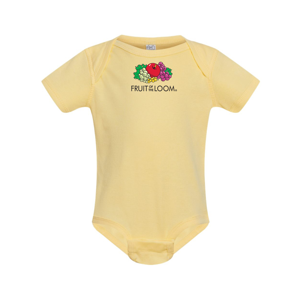 Fruit Of the Loom Rabbit Skins Infant Baby Rib Bodysuit