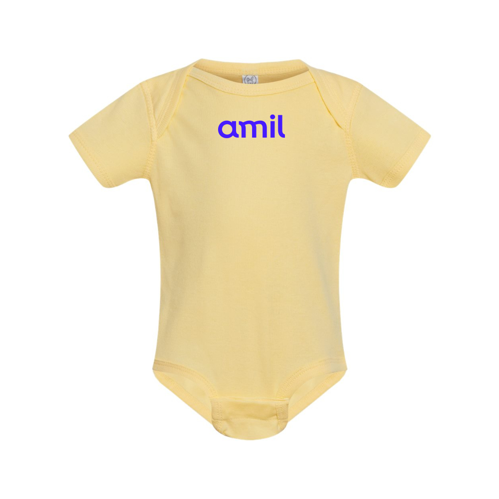 Amil  Rabbit Skins Infant Baby Rib Bodysuit