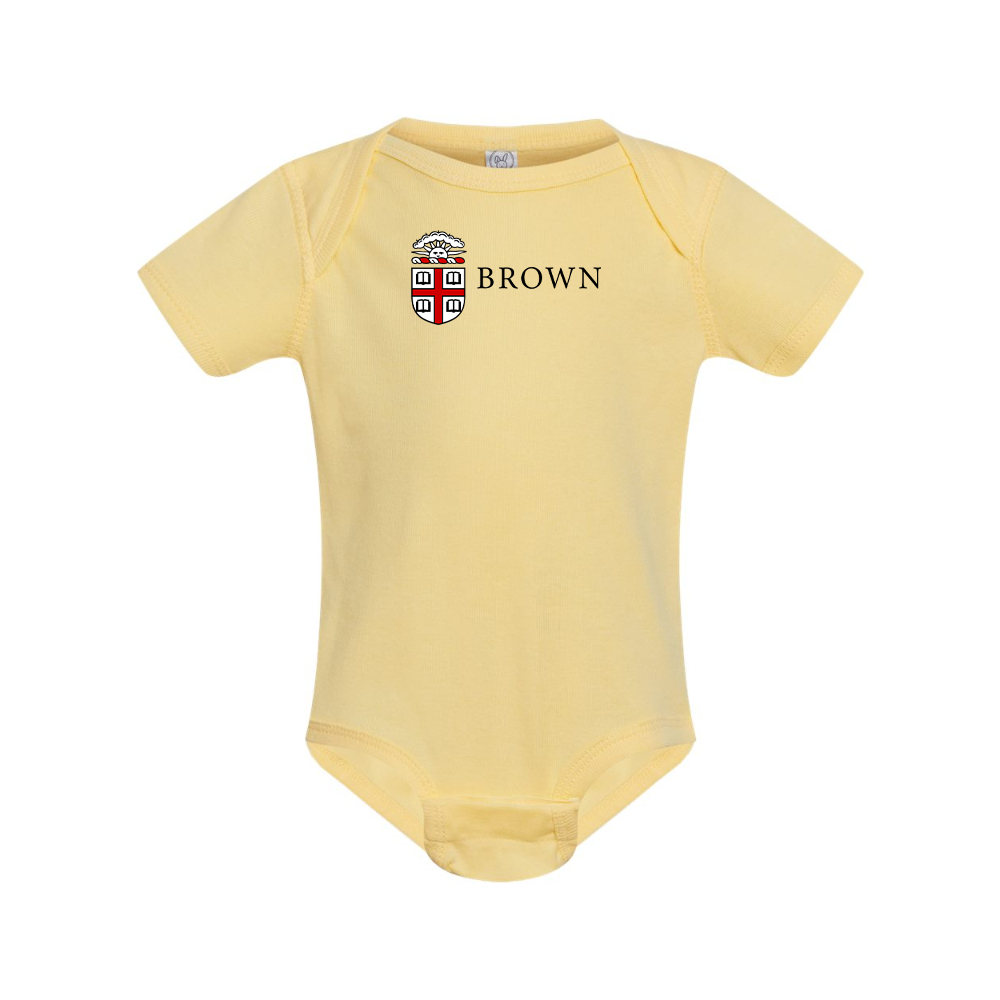 Brown University Rabbit Skins Infant Baby Rib Bodysuit