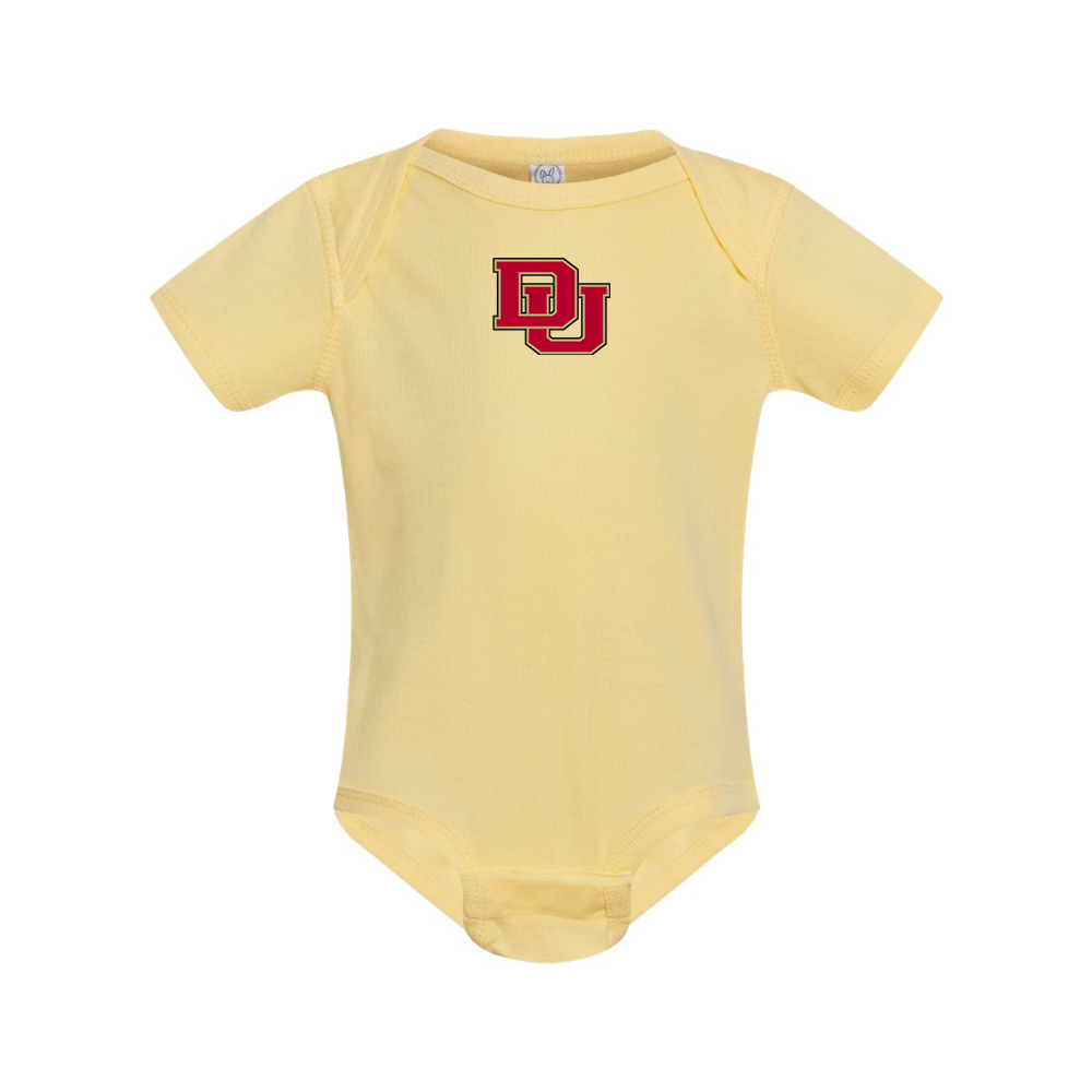 Denver Pioneers  Rabbit Skins Infant Baby Rib Bodysuit