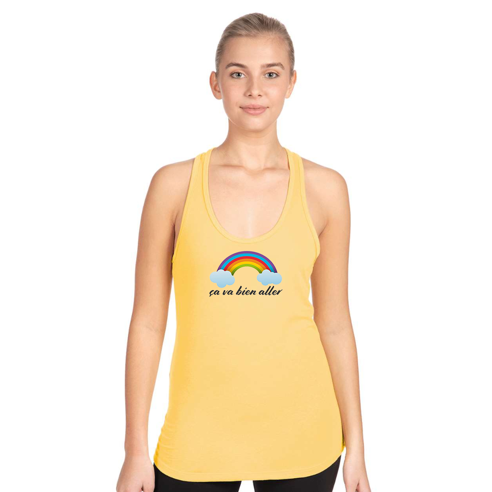 Women's Ça va bien aller Next Level Ideal Racerback Tank