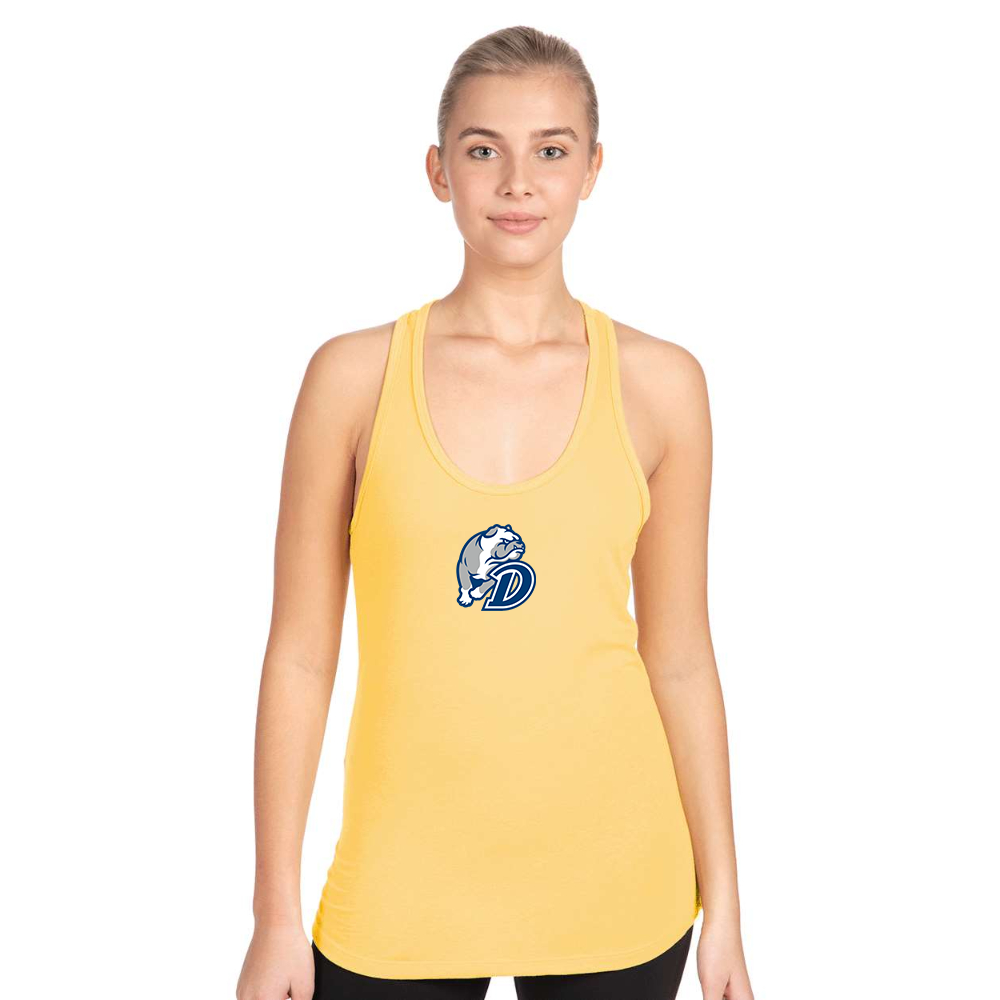 Women's Drake Bulldogs Next Level Ideal Racerback Tank
