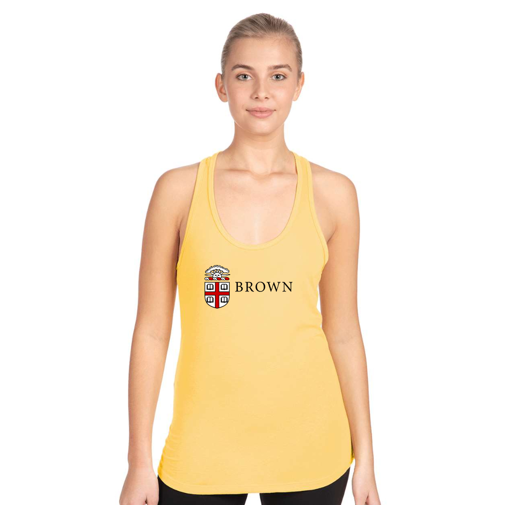 Women's Brown University  Next Level Ideal Racerback Tank