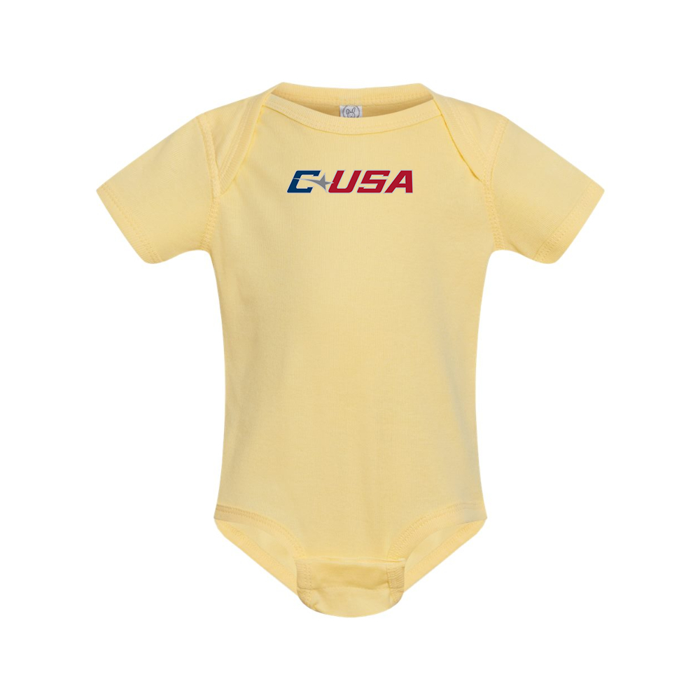 Conference USAl  Rabbit Skins Infant Baby Rib Bodysuit