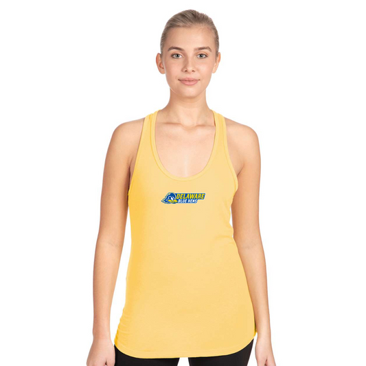 Women's  Delaware Blue Hens Next Level Ideal Racerback Tank