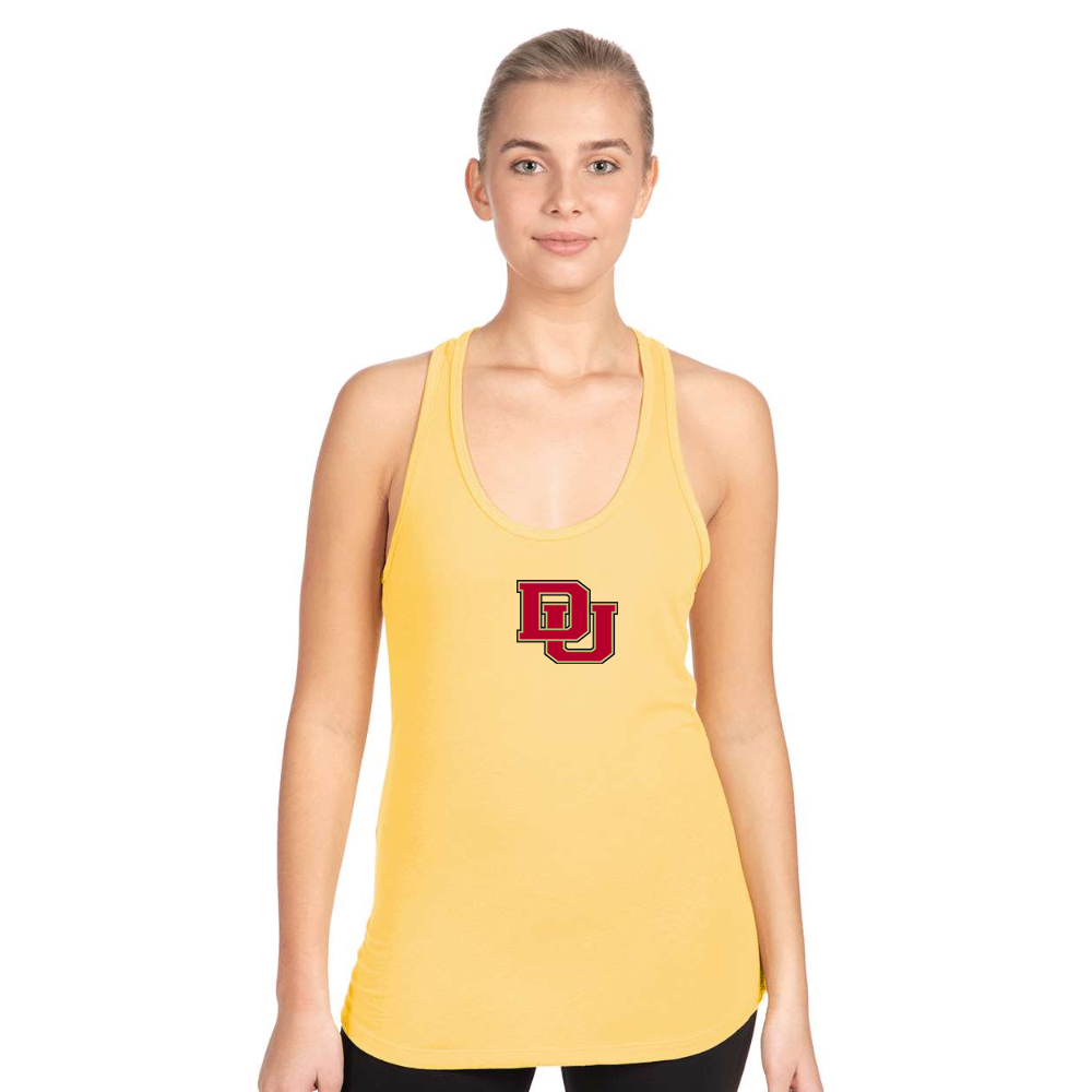 Women's Denver Pioneers  Next Level Ideal Racerback Tank