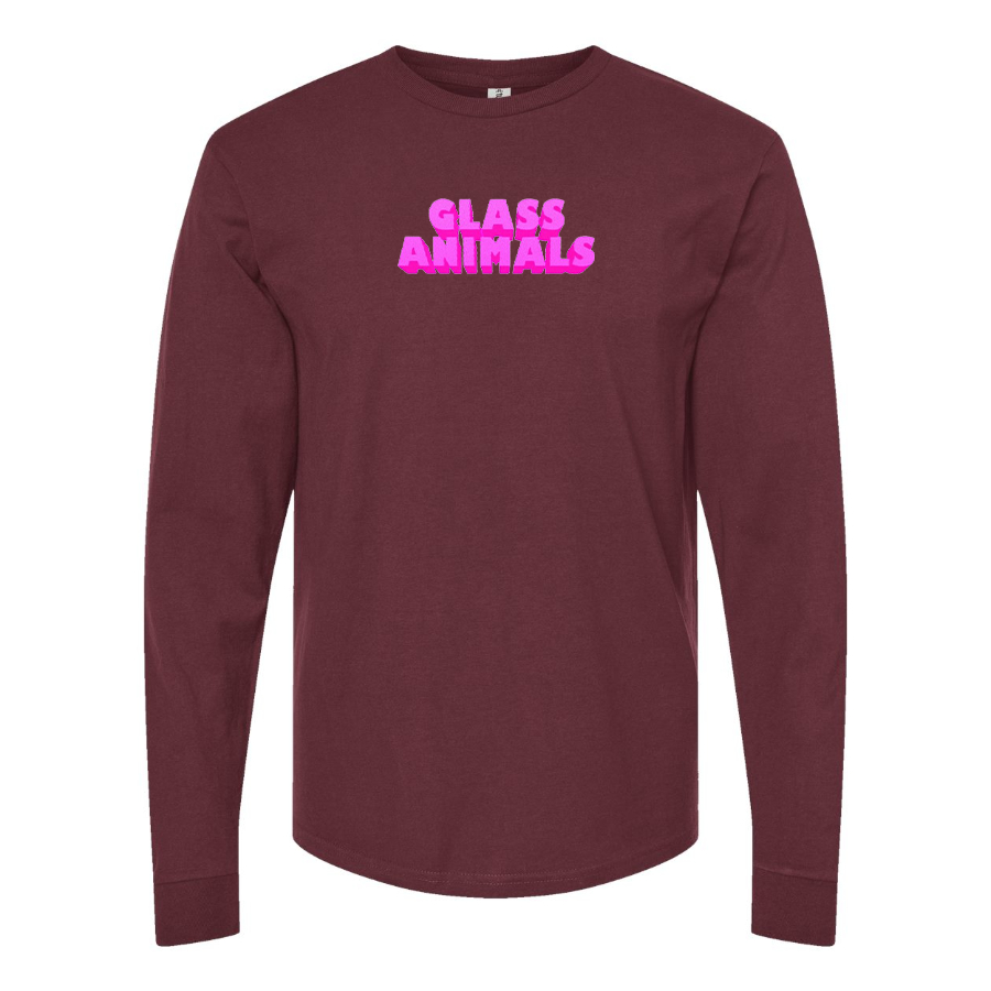 Men's Glass Animals Logo Cotton Long Sleeve T-Shirt