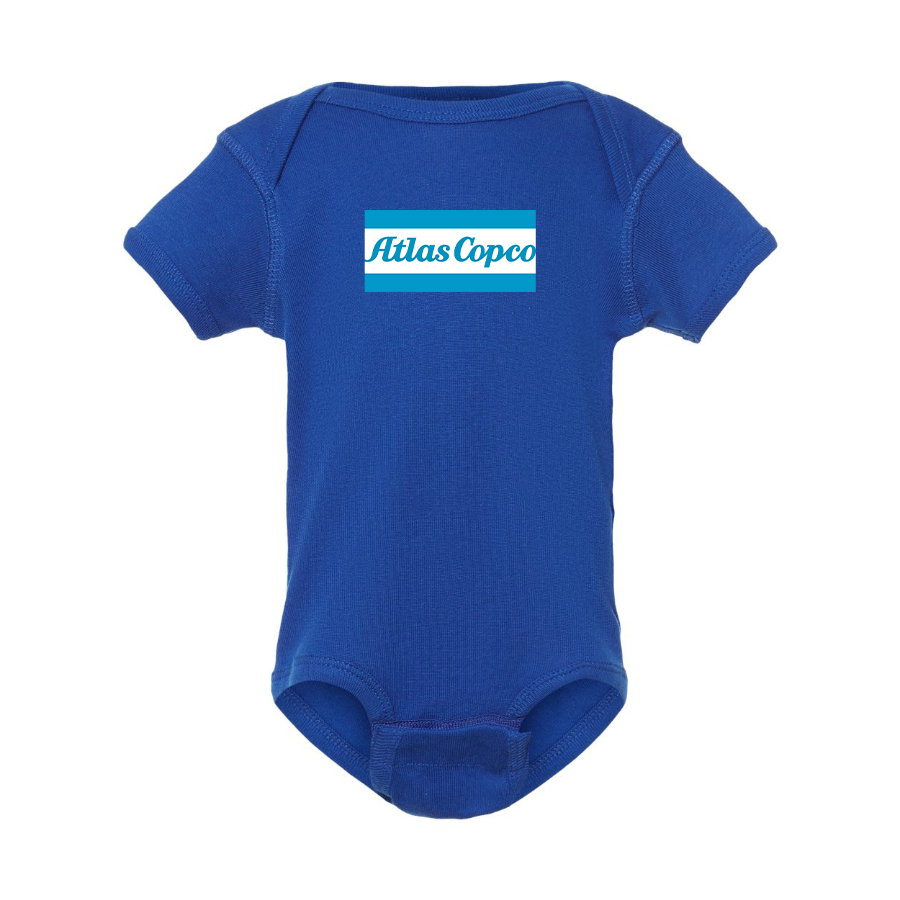 Atlas Copco Logo Baby Onesie Romper
