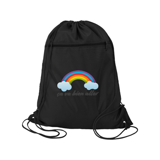 Ça va bien aller Q-Tees - Polyester Cinchpack