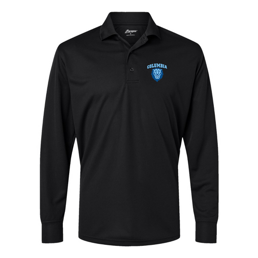 Men's  Columbia Lions Paragon Prescott Long Sleeve Polo