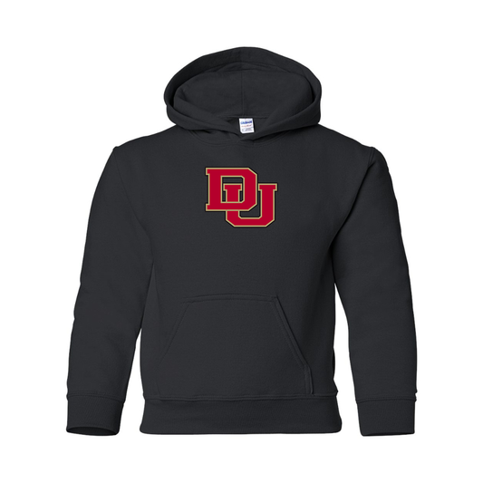 Youth Denver Pioneers  Gildan Heavy Blend  Hooded Sweatshirt