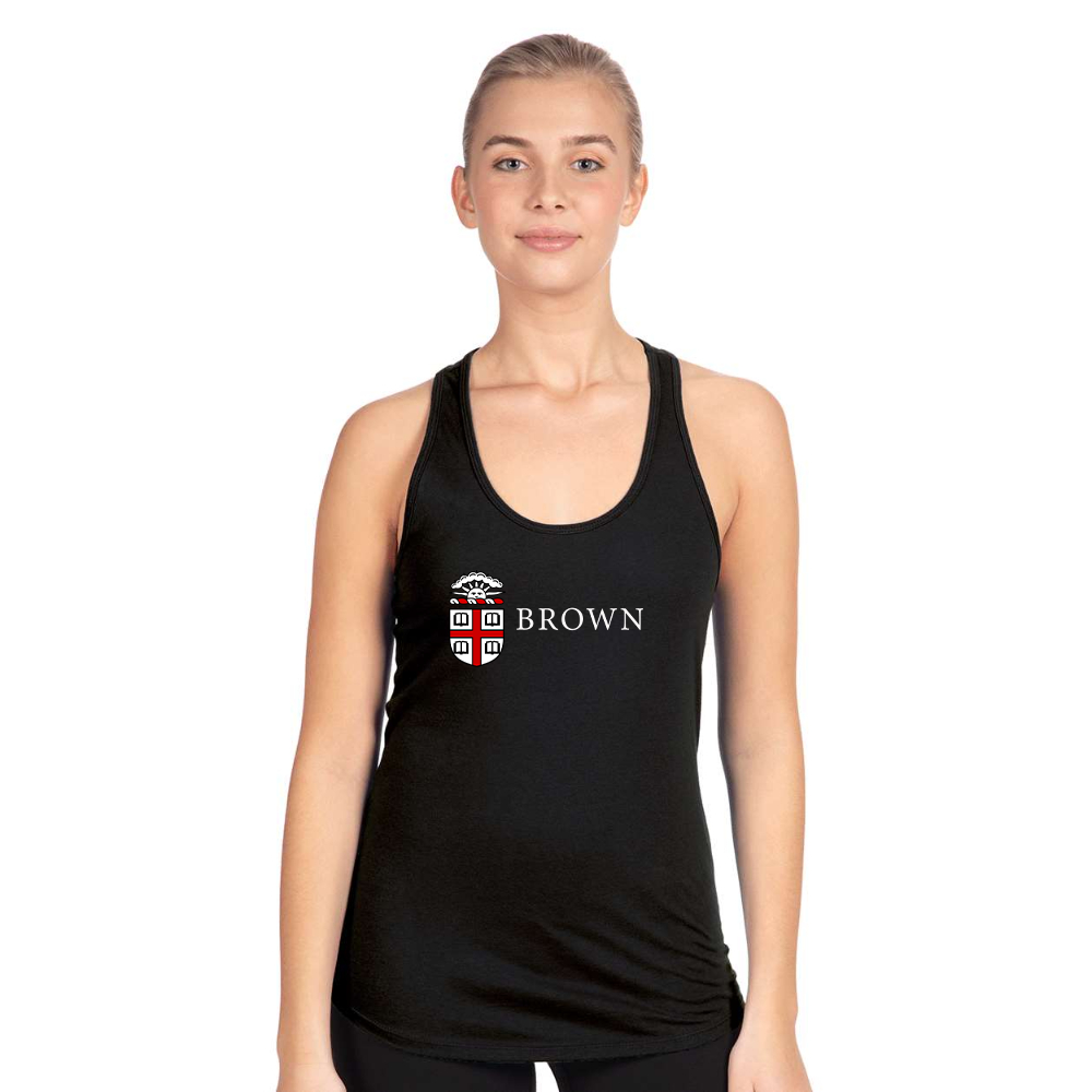 Women's Brown University  Next Level Ideal Racerback Tank