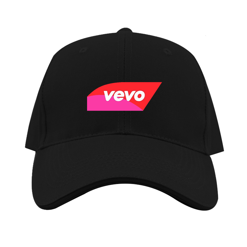 Vevo Thumbnail Banner Logo  Dad Baseball Cap Hat