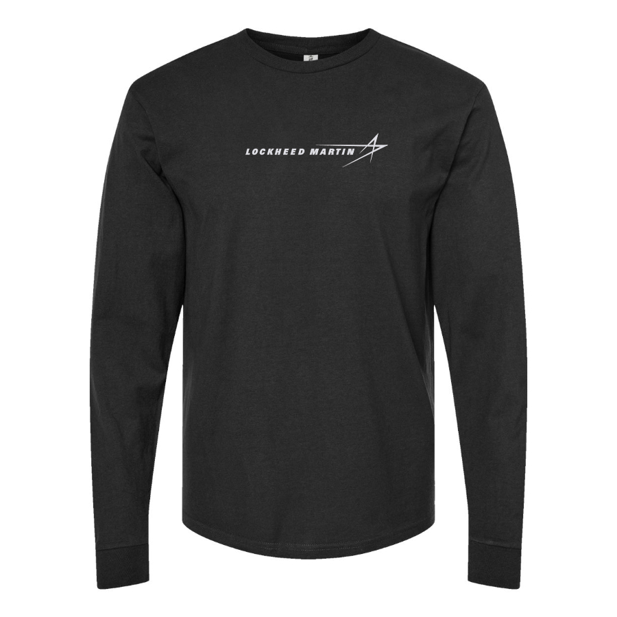 Men's  Lockheed Martin  Logo Cotton Long Sleeve T-Shirt