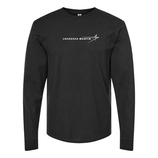 Men's  Lockheed Martin  Logo Cotton Long Sleeve T-Shirt