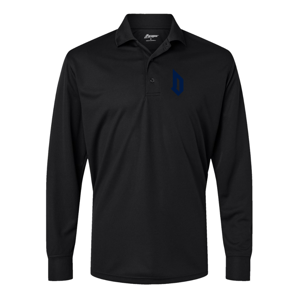 Men's  Duquesne Dukes Paragon Prescott Long Sleeve Polo