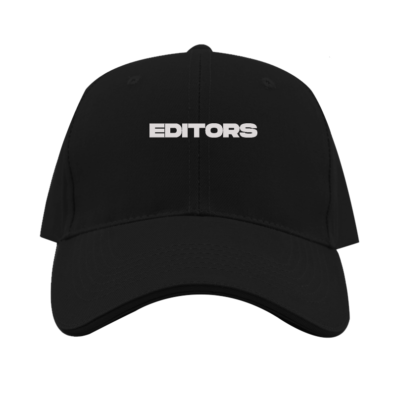 Editors  Logo  Dad Baseball Cap Hat