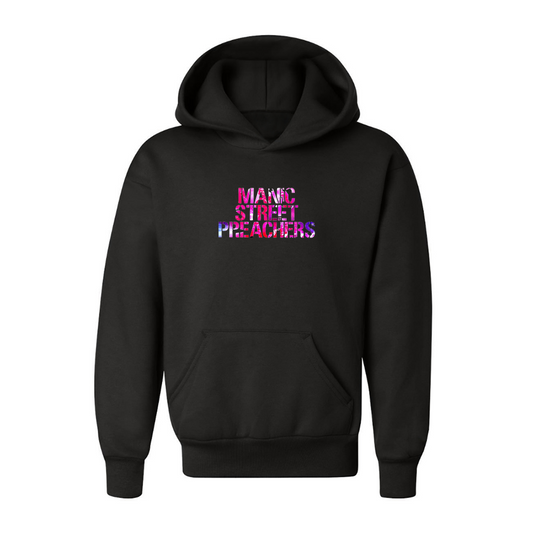 Youth Manic Street Preachers Logo  Pullover Hoodie