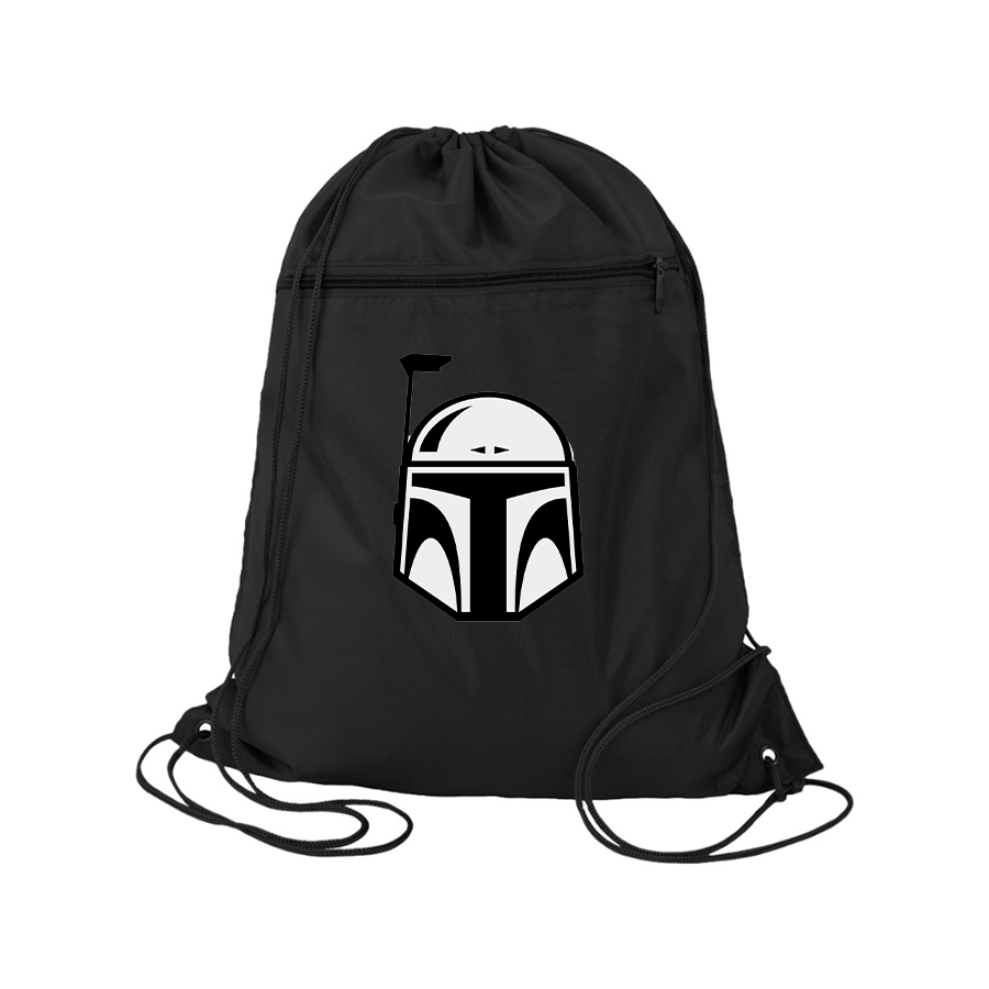 Star Wars Boba Fett Helmet Q-Tees - Polyester Cinchpack