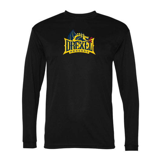 Men's Drexel Dragons Performance Long Sleeve T-Shirt