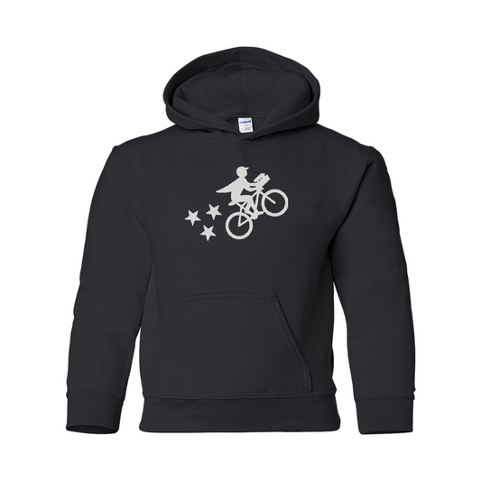 Youth  Postmates Bike Gildan Heavy Blend  Hooded Sweatshirt