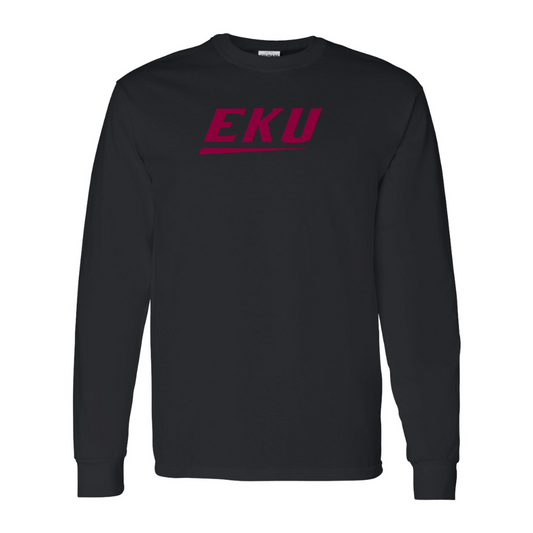 Men's Eastern Kentucky Colonels  Gildan Heavy Cotton Long Sleeve T-Shirt