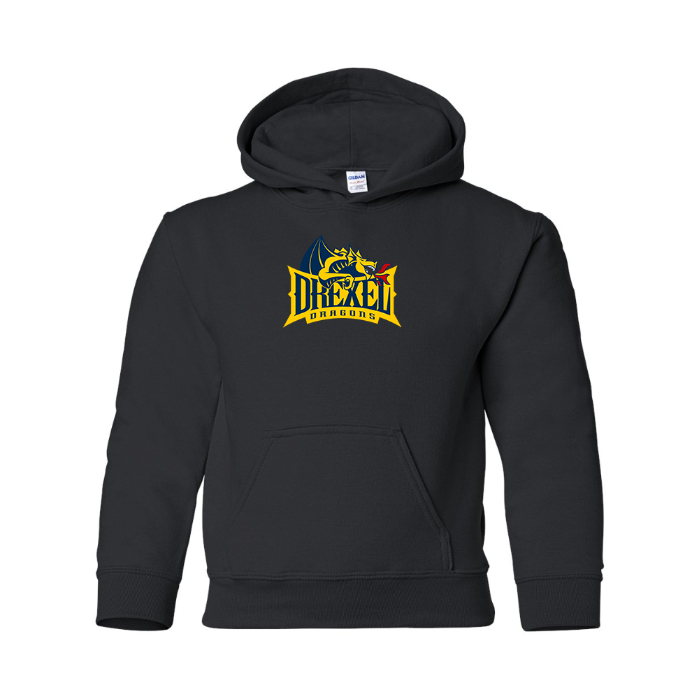 Youth  Drexel Dragons  Gildan Heavy Blend  Hooded Sweatshirt